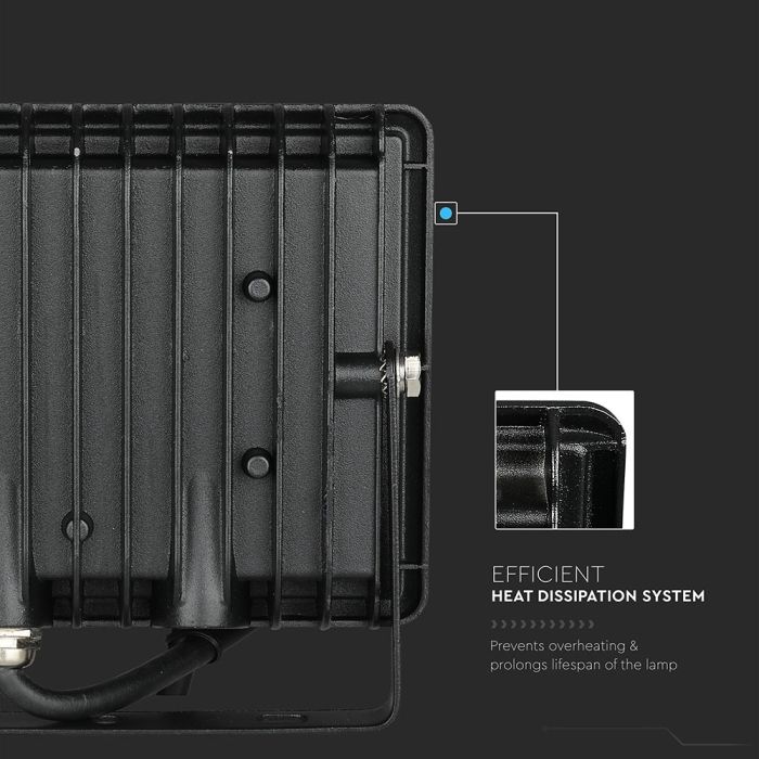 Proyector LED V-TAC - Serie E - Impermeable IP65 - Negro - Rojo - 20W-extra-7.webp