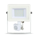 Proyector LED giratorio V-TAC - Samsung - Sensor PIR - Impermeable IP65 - Blanco - 30W - 2400 Lúmenes - 3000K-extra-3.webp