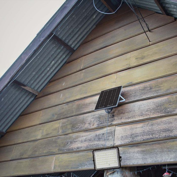 Proyector Solar V-TAC - IP65 Impermeable - Negro - 15W - 1200 Lumens - 4000K-extra-2.webp