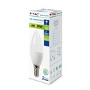 Bombilla LED V-TAC - Vela - Soporte E14 - IP20 - Blanca - 4W - 320 Lumens - 6400K-extra-4.webp