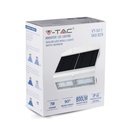 Aplique Solar V-TAC - IP65 Estanco - Blanco - 8W - 850 Lumens - 4000K-extra-5.webp