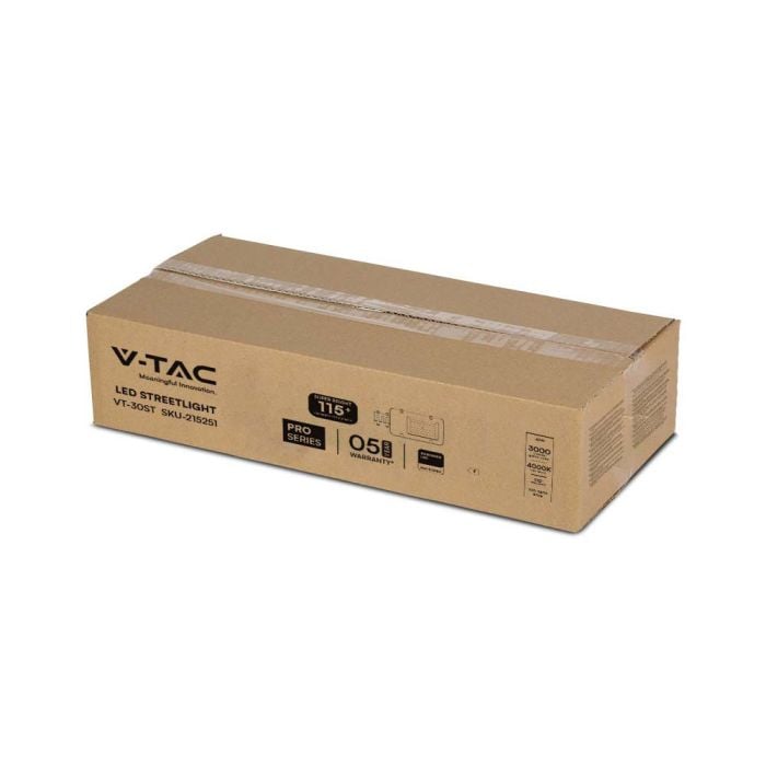 V-TAC LED Farola - Samsung - 115 Lumens - IP65 Impermeable - Gris - 30W - 3000 Lumens - 4000K-extra-11.webp