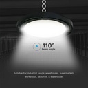 Campana LED Industrial VTAC - Serie UFO - 110° - IP65 Impermeable - Negro - 150W - 15300 Lúmenes - 6500K-extra-6.webp