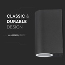 V-TAC Aplique Exterior - UP - Down - Accesorios de Pared - Soporte GU10 - IP54 - Blanco-extra-8.webp