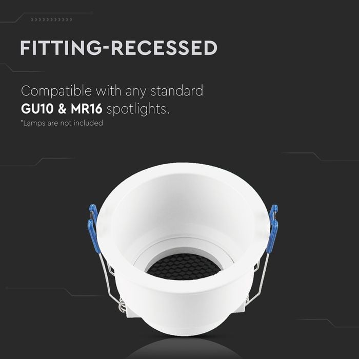 Foco LED V-TAC - Empotrable - GU10 - IP20 - Blanco-extra-4.webp