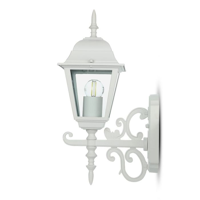 V-TAC Aplique Exterior - Up - Soporte E27 - IP44 - Blanco Mate-extra-3.webp