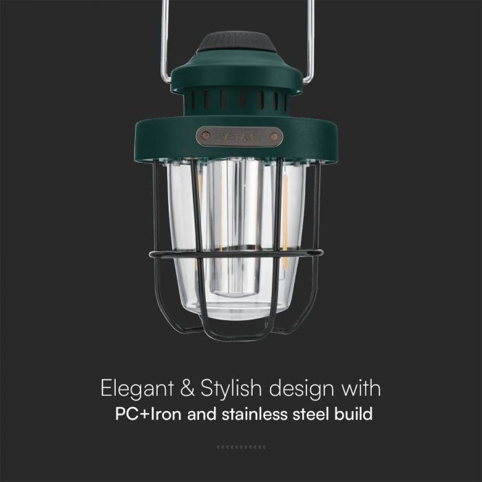 Luz de Camping V-TAC - Recargable - IP44 - Verde - 5W- 230 Lumens - 2700K + 6500K-extra-5.webp