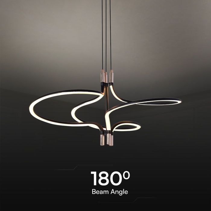 V-TAC Lámpara de techo de diseño - IP20 - Oro + Negro - 30W - 3350 Lumens - 3000K-extra-4.webp