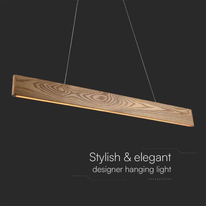 V-TAC Lámpara de techo de diseño - IP20 - Madera - 10W - 1250 Lumens - 3000K-extra-3.webp