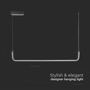 V-TAC Lámpara de techo de diseño - IP20 - Negra - 12W - 1200 Lumens - 4000K-extra-5.webp