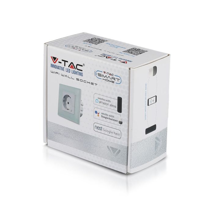 V-TAC Enchufe de pared WIFI - IP20 - Blanco-extra-5.webp