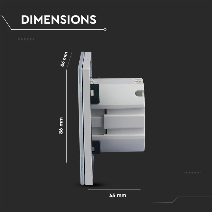 V-TAC Enchufe de pared WIFI - IP20 - Blanco-extra-6.webp