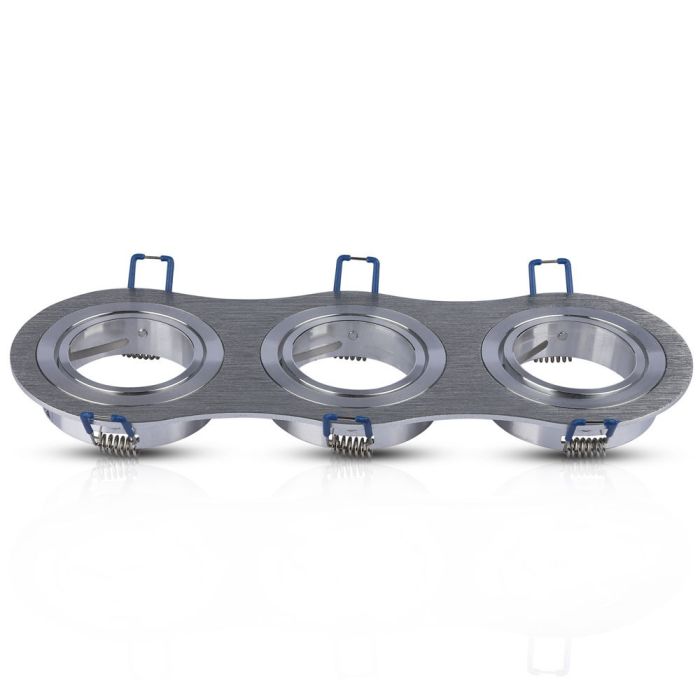 V-TAC LED Aro redondo - Empotrable - GU10 - IP20 - Aluminio Cepillado-extra-5.webp