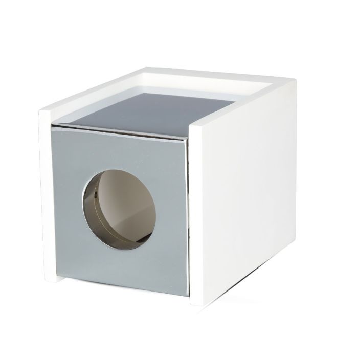 V-TAC LED Aro de yeso cuadrado - Accesorios de Superficie - GU10 - IP20 - Blanco + Cromo-extra-7.webp