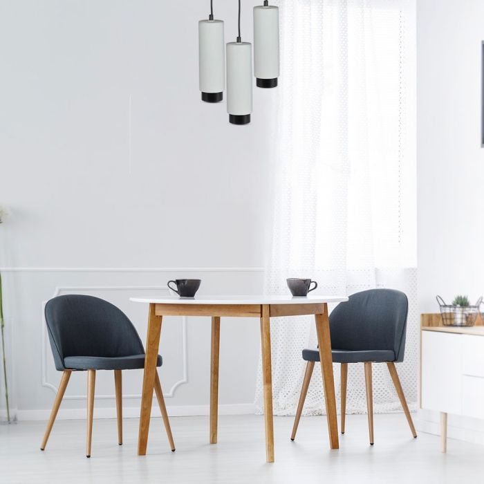 V-TAC Aro de yeso - Accesorios suspendidos - GU10 - IP20 - Metal + Gun Black-extra-1.webp