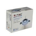 V-TAC LED Aro de yeso redondo - Empotrable - GU10 - IP20 - Blanco + Cromo-extra-8.webp