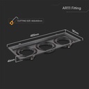 V-TAC LED Aro - Accesorios AR111 - IP20 - Negro-extra-3.webp