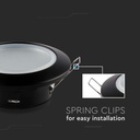 V-TAC LED Aro - Empotrables - GU10 - IP44 - Negro-extra-4.webp