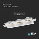Foco LED V-TAC - Empotrable - GU10 - IP20 - Blanco-extra-3.webp