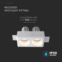 Foco LED V-TAC - Empotrable - GU10 - IP20 - Blanco-extra-3.webp