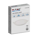 Mini panel LED redondo V-TAC - Serie Premium - IP20 - Blanco - 6W - 490 Lúmenes - 6400K-extra-3.webp