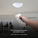 V-TAC Lámpara de techo de diseño - Mando a distancia con cambio de color - IP20 - 60W- 6000 Lumens - 3IN1-extra-6.webp