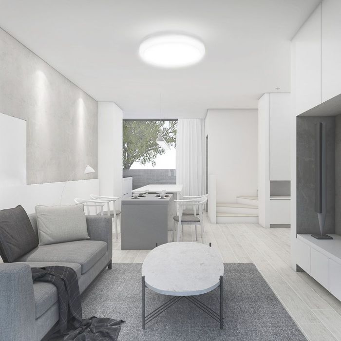 V-TAC LED Plafón redondo - Sensor Microondas - IP44 - Blanco - 24W - 2400 Lumens - 6500K - 295MM-extra-1.webp