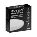 V-TAC LED Plafón redondo - Sensor Microondas - IP44 - Blanco - 18W - 1800 Lumens - 4000K - 225MM-extra-3.webp