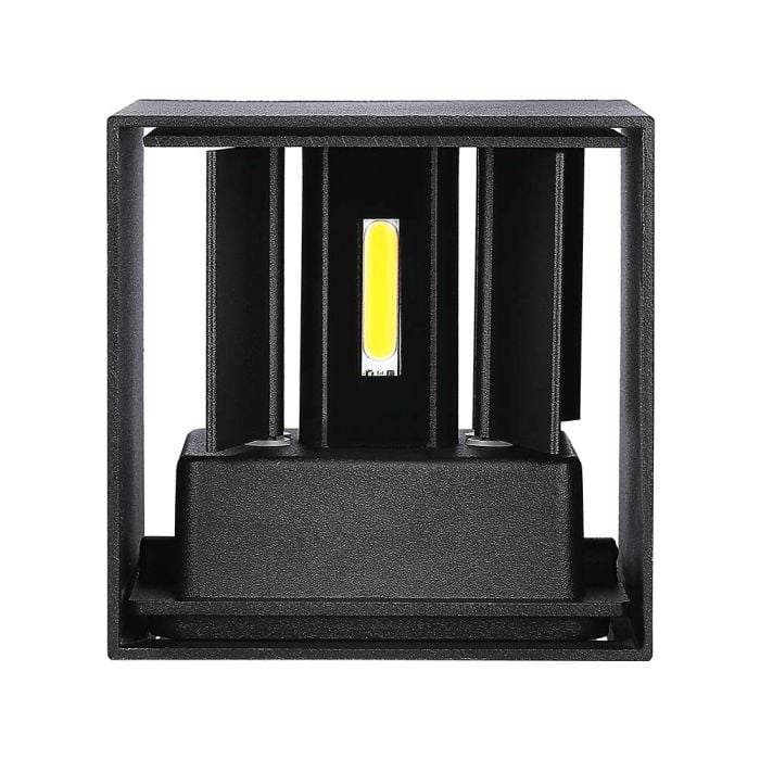 V-TAC Aplique LED Cuadrado - Bridgelux - IP65 Estanco - Negro - 5W - 700 Lumens - 3000K - Pack de 2-extra-6.webp