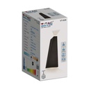 Aplique Triangular LED V-TAC - IP65 Impermeable - Negro - 4W - 450 Lumens - 3000K-extra-5.webp