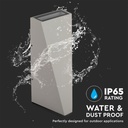 Aplique Triangular LED V-TAC - Impermeable IP65 - Gris - 6W - 660 Lumens - 4000K-extra-7.webp