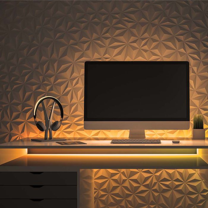 V-TAC LED COB Tira de Luz - IP67 Impermeable - Código de Color: Ámbar - Precio/1m (5m Rollo)-extra-2.webp