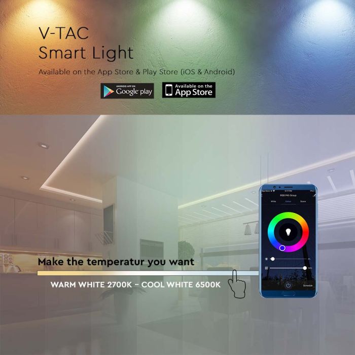 V-TAC Tira de Luz LED - Accesorios - Controlador WiFi - Mando a Distancia - 24 Botones - 3IN1-extra-6.webp