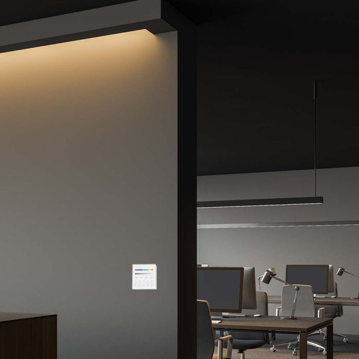 V-TAC Tira de Luz LED - Accesorios - Controlador WiFi 4 Zonas - RGB + W - Blanco-extra-1.webp