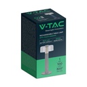 V-TAC Lámpara de Sobremesa Recargable - IP20 - Gris - 1W - 100 Lumens - 3000K-extra-7.webp