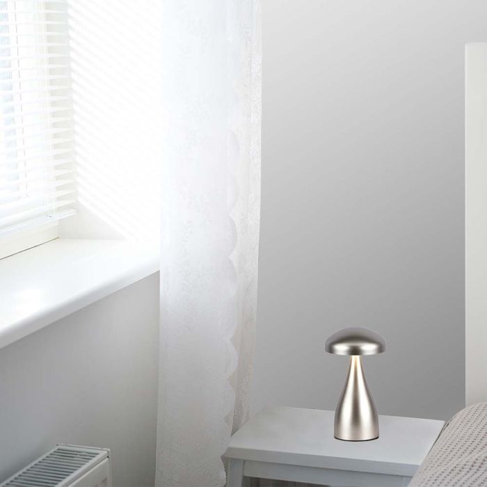 V-TAC Lámpara de Sobremesa Recargable - IP20 - Oro Champagne - 1W - 55 Lumens - 3IN1-extra-2.webp