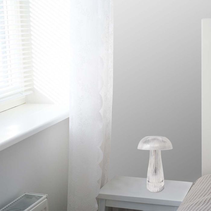 V-TAC Lámpara de Sobremesa Recargable - IP20 - Transparente - 1W - 50 Lumens - 3IN1-extra-2.webp