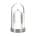 V-TAC Lámpara de Sobremesa Recargable - IP20 - Cromo - 1W - 55 Lumens - 3IN1-extra-1.webp