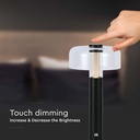 V-TAC Lámpara de Sobremesa Recargable - IP20 - Negra - 1W - 100 Lumens - 3000K-extra-5.webp