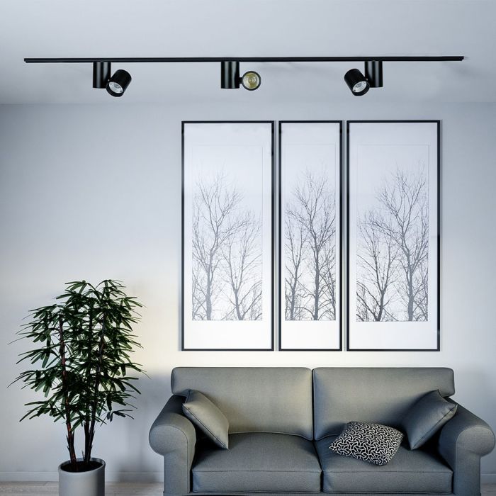 V-TAC LED Foco de carril - IP20 - Negro - 33W - 1800 Lumens - 5000K-extra-1.webp