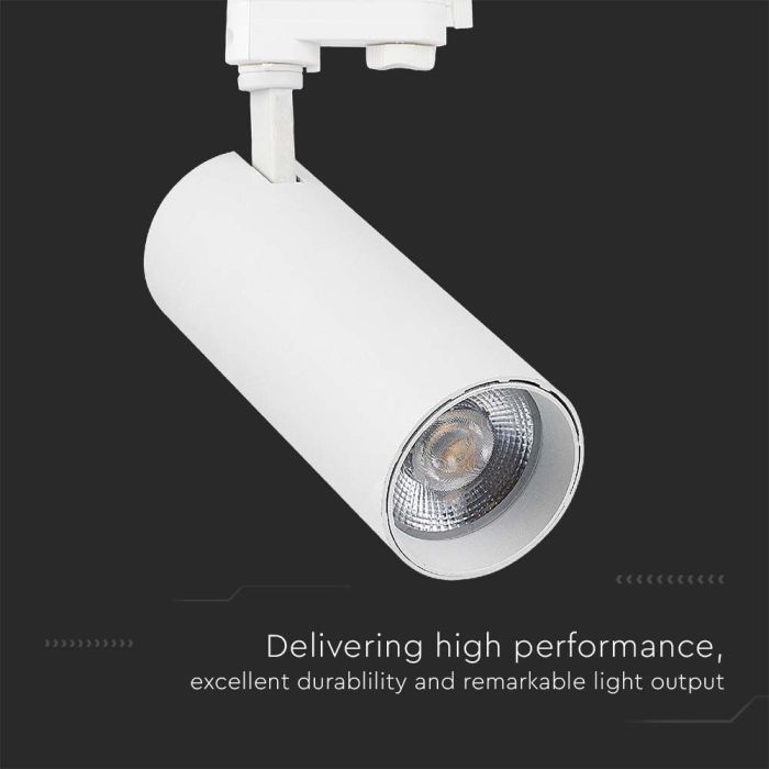 V-TAC LED COB Foco de carril - IP20 - Blanco - 40W- 3150 Lumens - 3IN1-extra-3.webp
