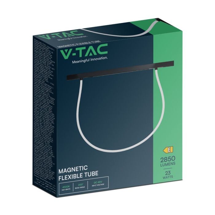 V-TAC LED Magnetic Foco de carril - IP20 - Negro - 23W - 2760 Lumens - 3000K-extra-6.webp