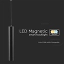 V-TAC Foco Carril LED SMART Magnético- Colgante - IP20 - Negro - 8W - 700 Lumens - 3IN1-extra-3.webp