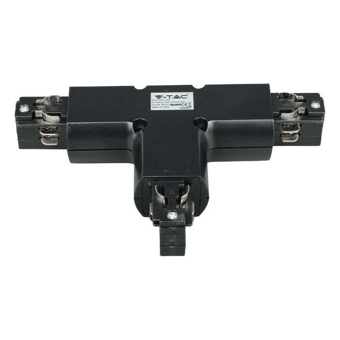 V-TAC LED Foco de carril - Accesorios - Conector de carril 4T - IP20 - Negro-extra-1.webp