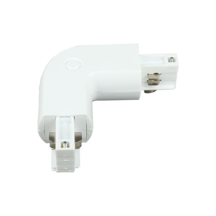 V-TAC LED Foco de carril - Accesorios - Conector de carril 4L - IP20 - Blanco-extra-1.webp