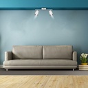 Aplique LED V-TAC - Doble Cabezal - IP20 - Blanco - 10W - 1080 Lumens - 3000K-extra-1.webp