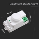 Sensor de movimiento por microondas V-TAC - IP20-extra-2.webp