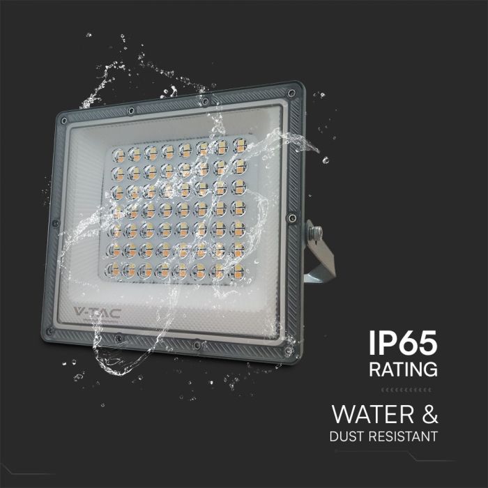 Proyector LED V-TAC - 100lm/w - IP65 Impermeable - Gun Grey - 50W - 4700 Lumens - 3IN1-extra-9.webp