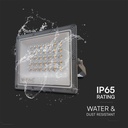 Proyector LED V-TAC - Serie CCT - Impermeable IP65 - Cuerpo Gris Pistola - 30W - 2350 Lumens - 3IN1-extra-9.webp