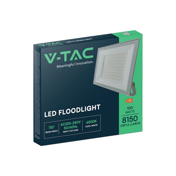 Proyector LED V-TAC - Serie E - Impermeable IP65 - Blanco - 100W - 9500 Lúmenes - 6500K-extra-8.webp